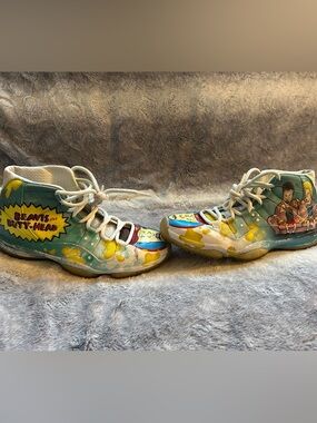Nike Air Jordan 11 Retro Custom Beavis And Butthead Size 10